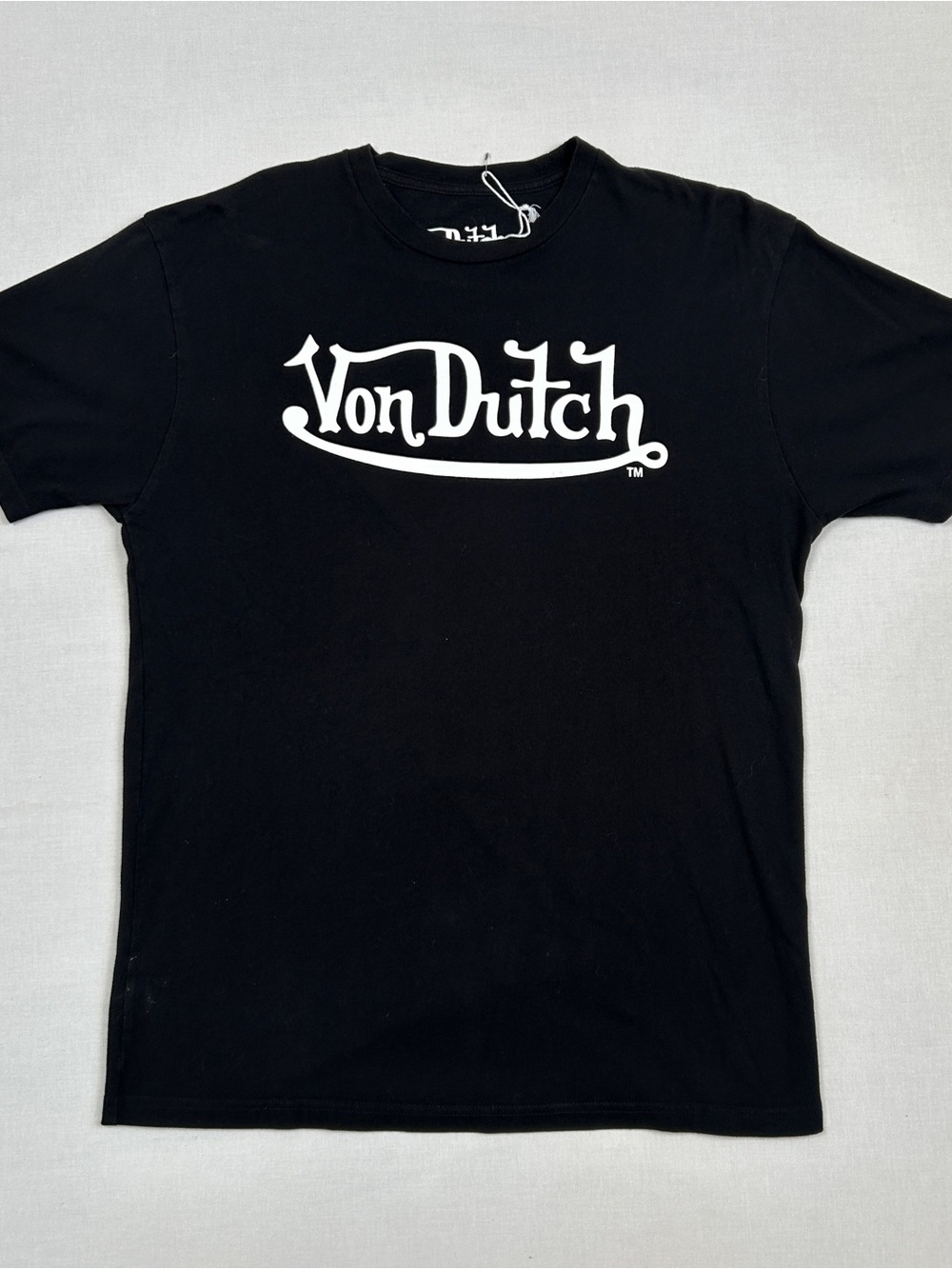 Vintage Y2k Black Von Dutch Tee